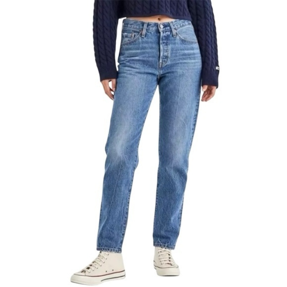 Levi’s High Waisted Wedgie Straight Leg Ankle Jeans